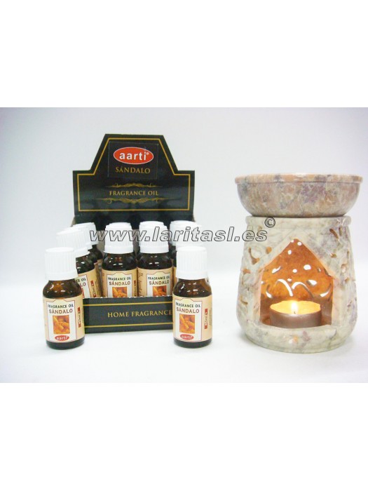 Oleo perfumado Aarti Sandalo 15ml (pack 12)